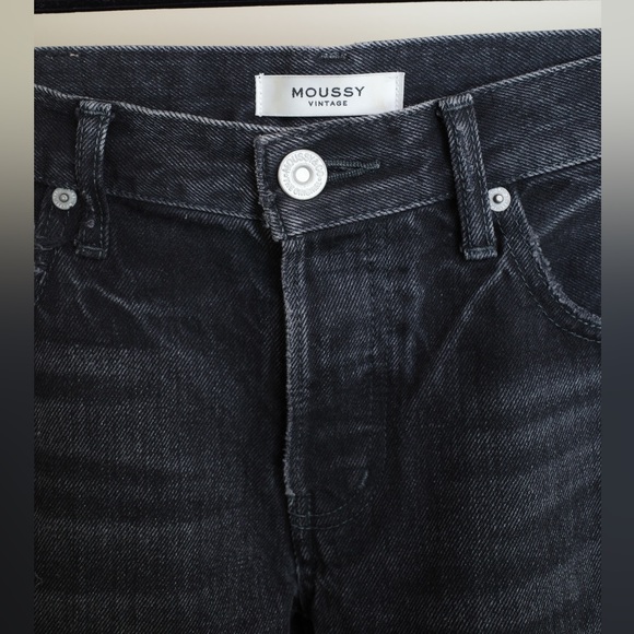 Mousy Vintage Kelly Tapered Denim Pants Black (28) - Picture 3 of 16